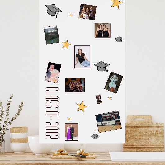 Afstuderen Autograafkaart Poster (Keuken)