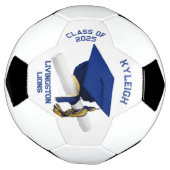 Afstuderen Autograph Voetbal - Royal Blue (Gedraaid)