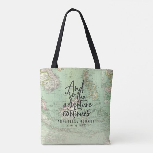  afstuderen-avontuurscript tote bag (Achterkant)