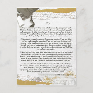 Afstuderen Baccalaureate IF van Rudyard Kipling Briefkaart