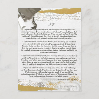 Afstuderen Baccalaureate IF van Rudyard Kipling Briefkaart