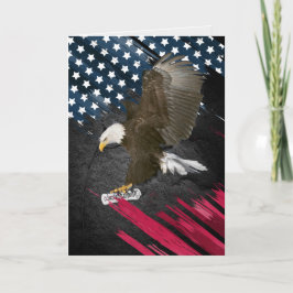 Afstuderen Bald Eagle met Diploma Kaart