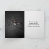 Afstuderen Bald Eagle met Diploma Kaart (Binnen)