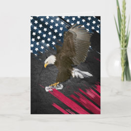 Afstuderen Bald Eagle met Diploma Kaart