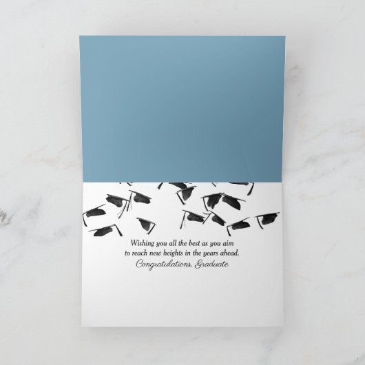 Afstuderen Bald Eagle met SOAR tekst Kaart (Binnen)