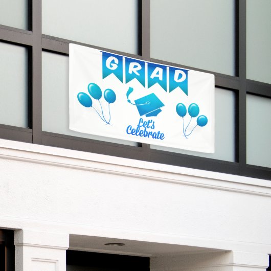 Afstuderen banner (Buitenkant Gebouw)