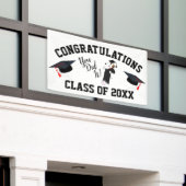 Afstuderen banner (Buitenkant Gebouw)