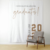 Afstuderen Banner Banner van schoolfeest Wandkleed (In situ)