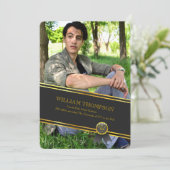 Afstuderen Banner Fotoaankondiging Aankondiging (Staand voorkant)