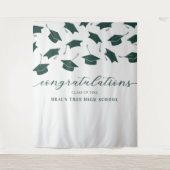 Afstuderen banner school wandkleed (Voorkant)