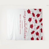 Afstuderen banner school wandkleed (Voorkant (horizontaal))