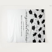 Afstuderen banner school wandkleed (Voorkant (horizontaal))