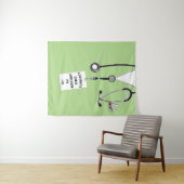 Afstuderen Banner Tapestry Medical School Doctor Wandkleed (In Situ (horizontaal))