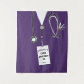 Afstuderen Banner Tapestry Medical School Doctor Wandkleed (Voorkant)