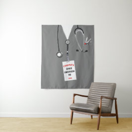Afstuderen Banner Tapestry Medical School Doctor Wandkleed