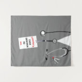 Afstuderen Banner Tapestry Medical School Doctor Wandkleed (Voorkant (horizontaal))