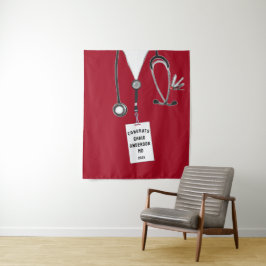Afstuderen Banner Tapestry Medical School Doctor Wandkleed