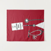 Afstuderen Banner Tapestry Medical School Doctor Wandkleed (Voorkant (horizontaal))