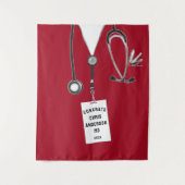 Afstuderen Banner Tapestry Medical School Doctor Wandkleed (Voorkant)