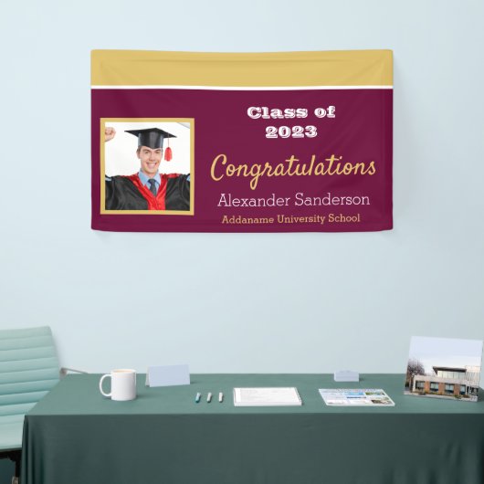 Afstuderen Banner van Bourgogne en Gold Gefelicite (Beurs)