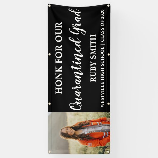 Afstuderen Banner voor gepantserde Afstudeerders (Verticaal)