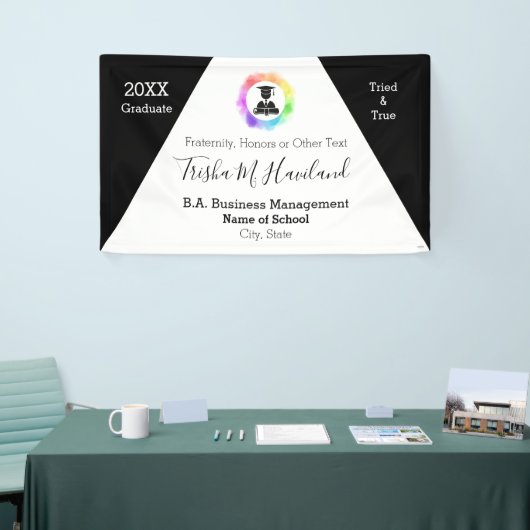 Afstuderen Banner Waterverf Kijk HAMbyWG (Beurs)