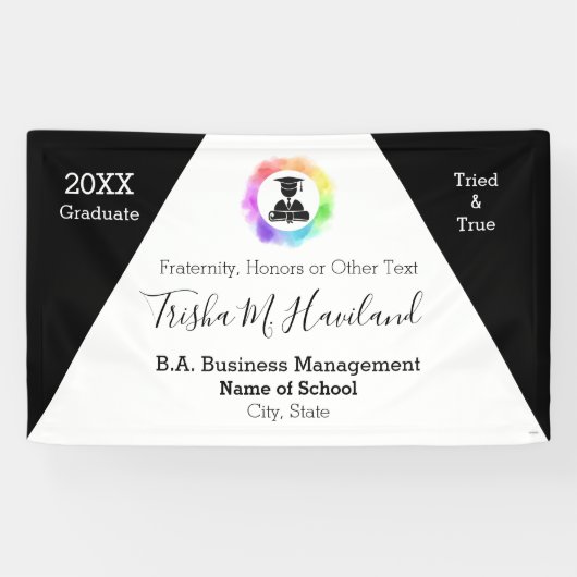 Afstuderen Banner Waterverf Kijk HAMbyWG (Horizontaal)