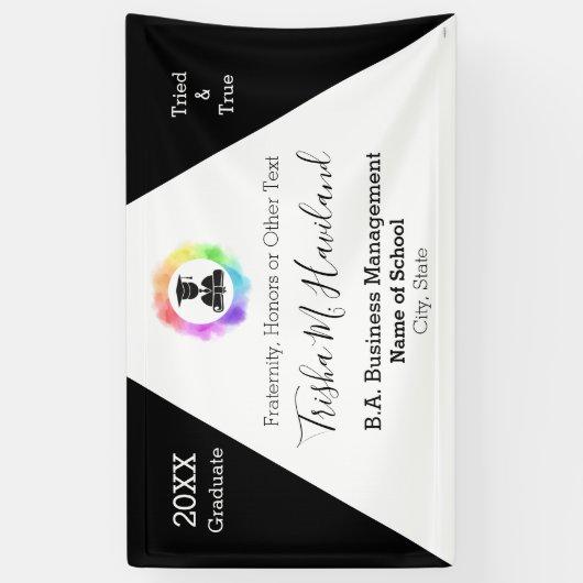 Afstuderen Banner Waterverf Kijk HAMbyWG (Verticaal)