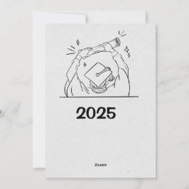 Afstuderen Bash – Elegant Custom Invite Feestdagenkaart