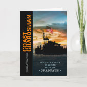 Afstuderen basisopleiding kustwacht kaart (Voorkant)