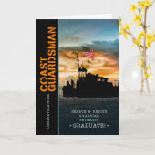 Afstuderen basisopleiding kustwacht kaart (Gele Bloem)