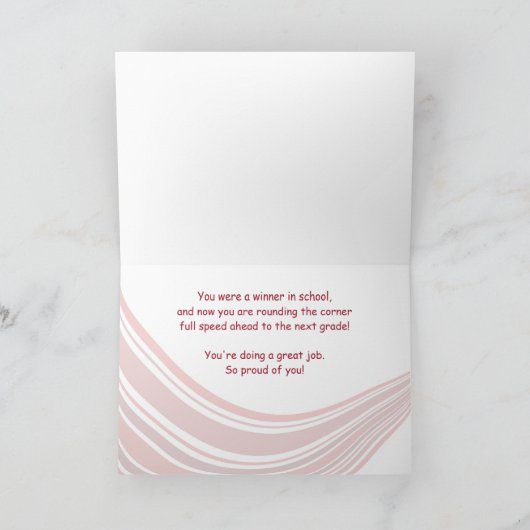 Afstuderen basisschool honkbalbat en hoed Rood Kaart (Binnen)