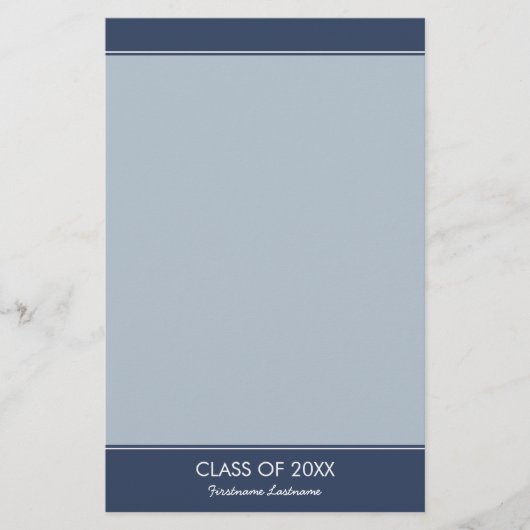 Afstuderen - Basiszeegrens met klasse van Briefpapier (Voorkant)
