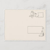 Afstuderen Basset-Briefkaart Aankondigingskaart (Achterkant)