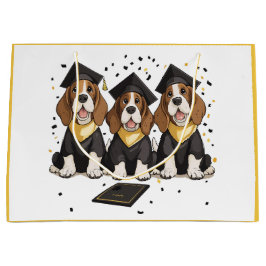 Afstuderen Basset Hound Dogs Groot Cadeauzakje