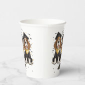 Afstuderen Basset Hound Dogs Papieren Bekers (Rechts)