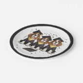 Afstuderen Basset Hound Dogs Papieren Bordje (Gekanteld)
