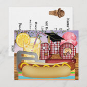 Afstuderen BBQ - Cookout Party - SRF Kaart (Voorkant / Achterkant)