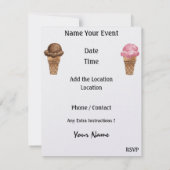 Afstuderen BBQ - Cookout Party - SRF Kaart (Achterkant)