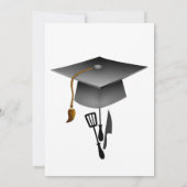 Afstuderen BBQ-feestuitnodigingen Kaart (Achterkant)