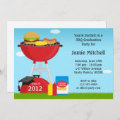 Afstuderen BBQ Party Invitation Class of 2013 Kaart (Voorkant / Achterkant)