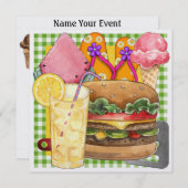 Afstuderen BBQ! SRF Kaart (Voorkant / Achterkant)