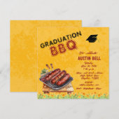 Afstuderen BBQ Uitnodiging (Voorkant / Achterkant)