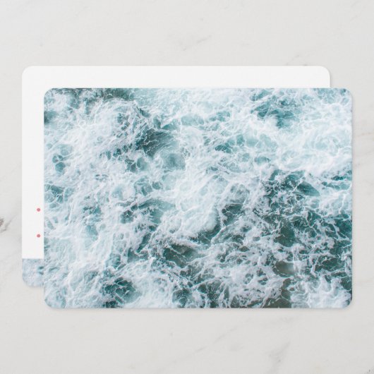 Afstuderen Beach Party Kaart (Voorkant / Achterkant)