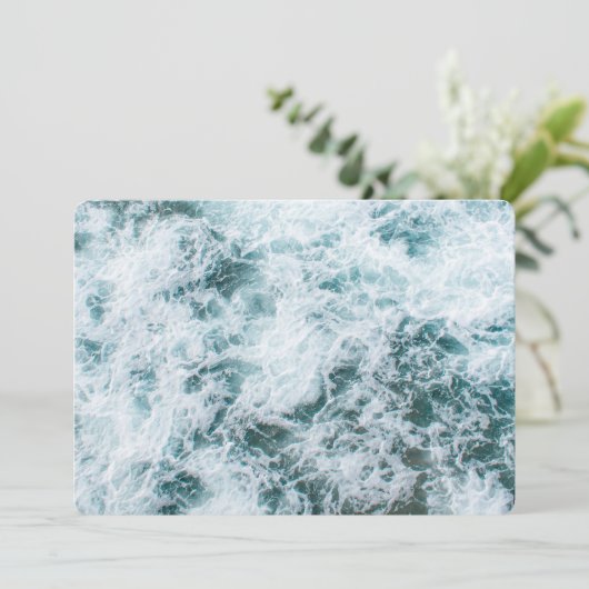 Afstuderen Beach Party Kaart (Staand voorkant)