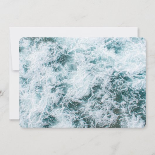 Afstuderen Beach Party Kaart (Voorkant)