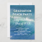 Afstuderen Beach Party voor klassenuitnodiging Kaart (Voorkant)