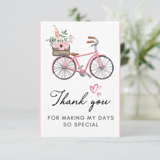 Afstuderen Bedankkaart (Staand voorkant)