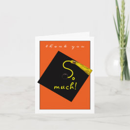 Afstuderen Bedankkaart