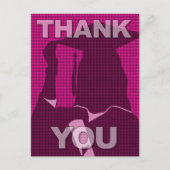 Afstuderen Bedankt Briefkaart Gown 3 (Voorkant)